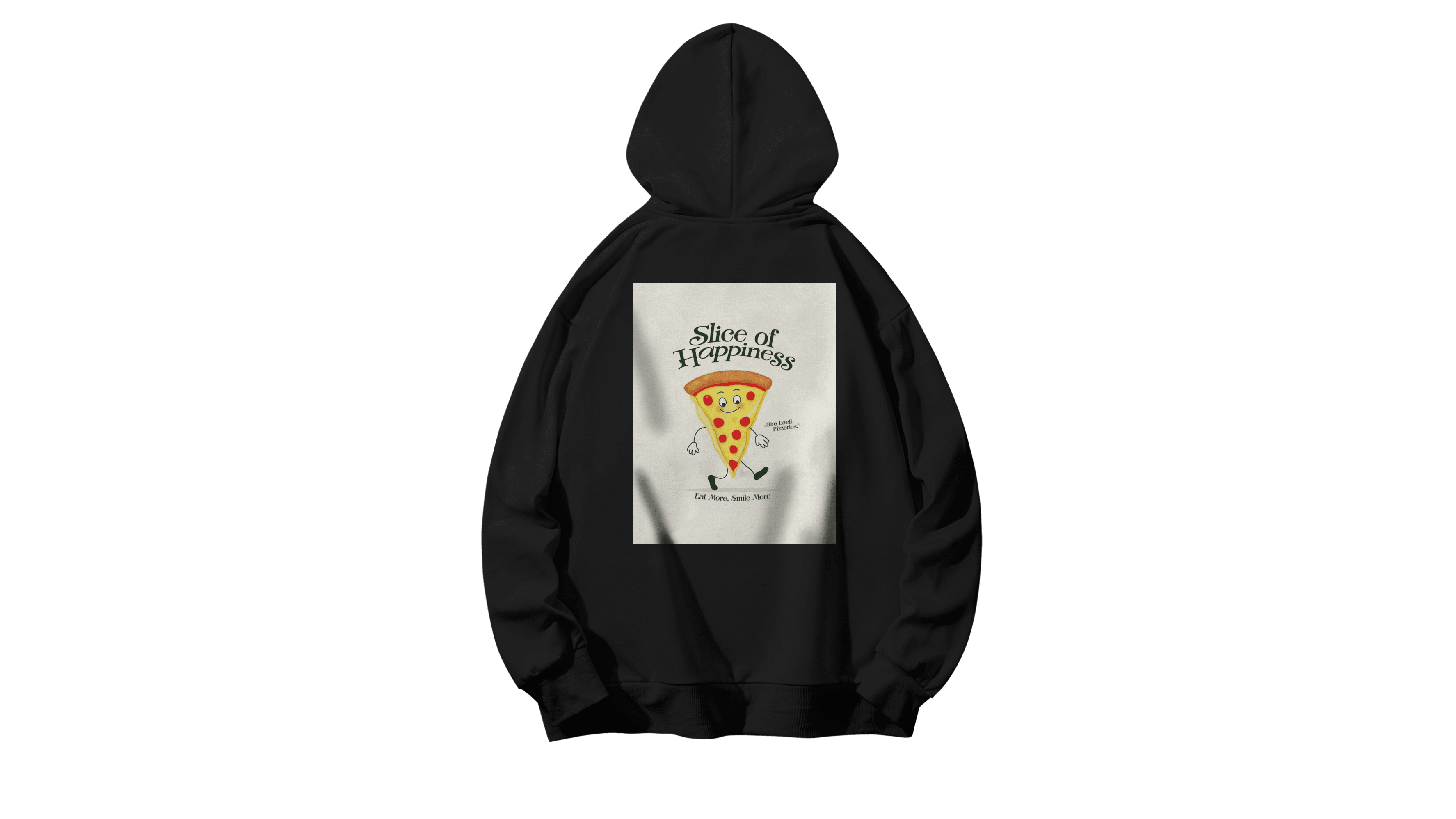 Supizza Kapüşonlu Hoodie - Beyaz