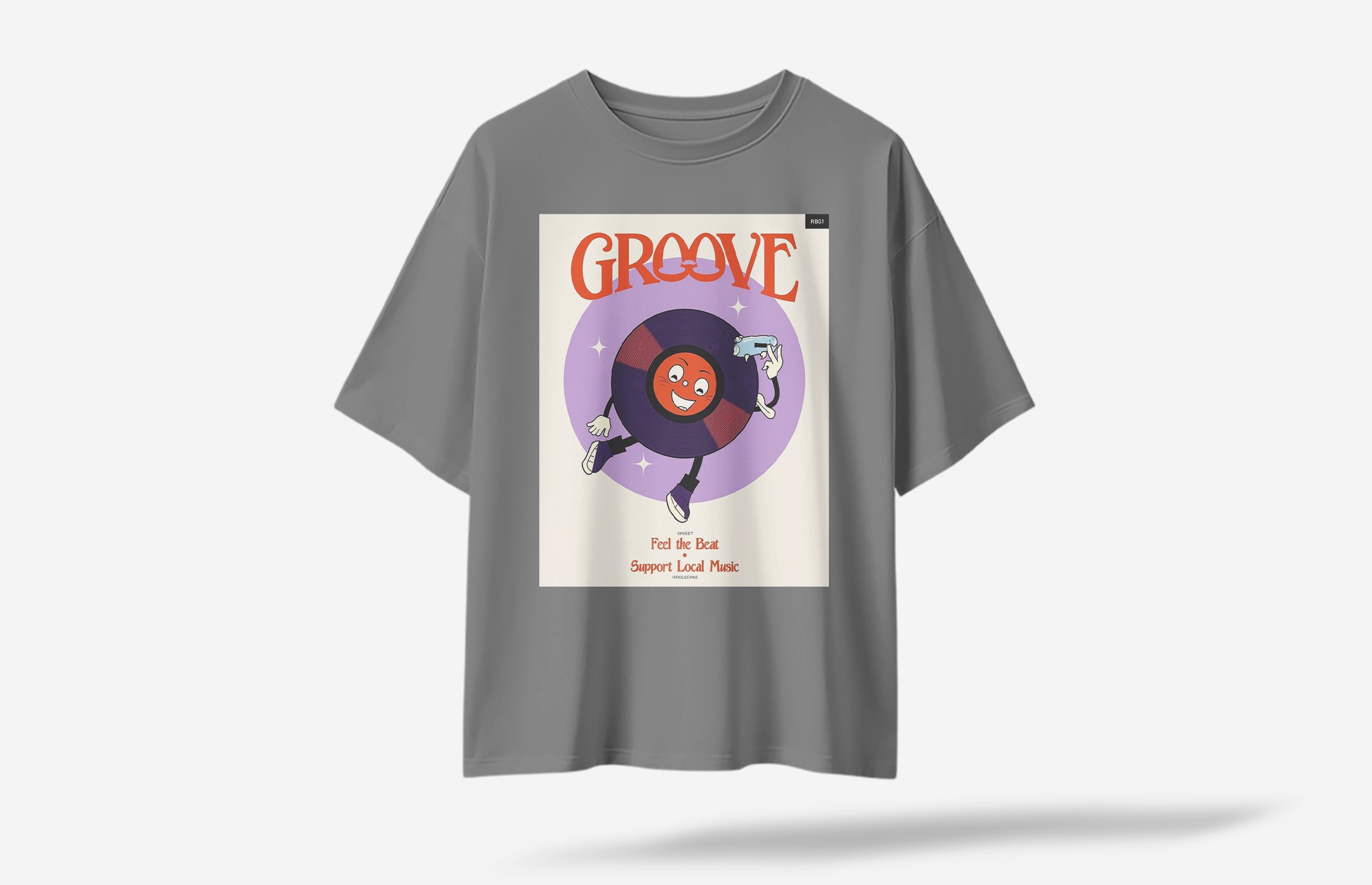Suprpm Oversized T-Shirt - Gri