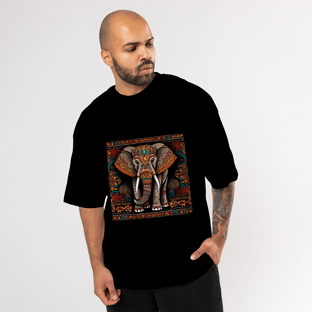 Hypnophant Oversized T-Shirt - Siyah