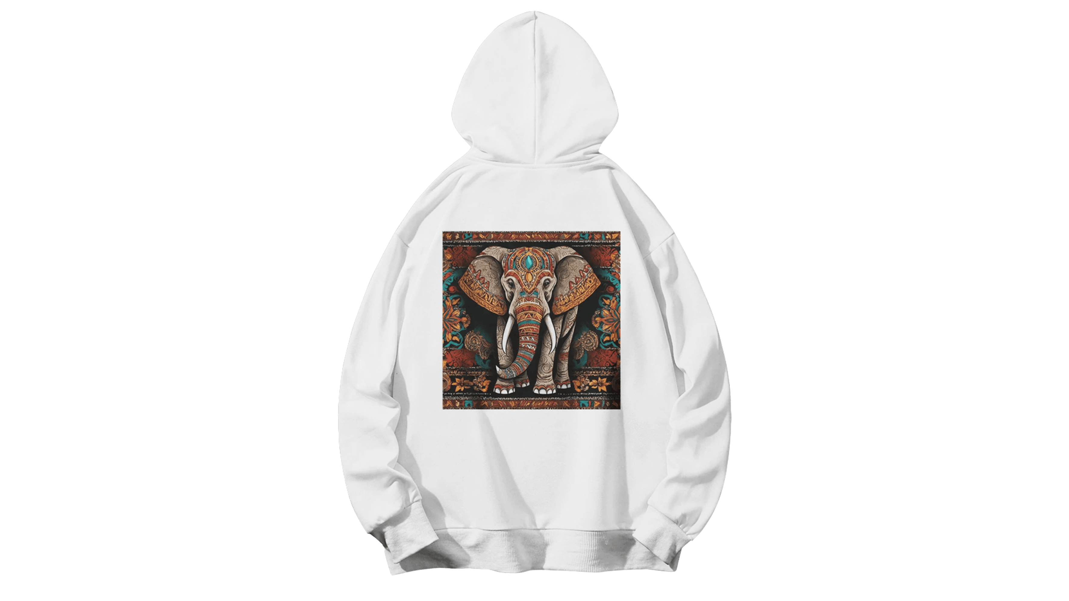 Hypnophant Kapüşonlu Hoodie - Beyaz