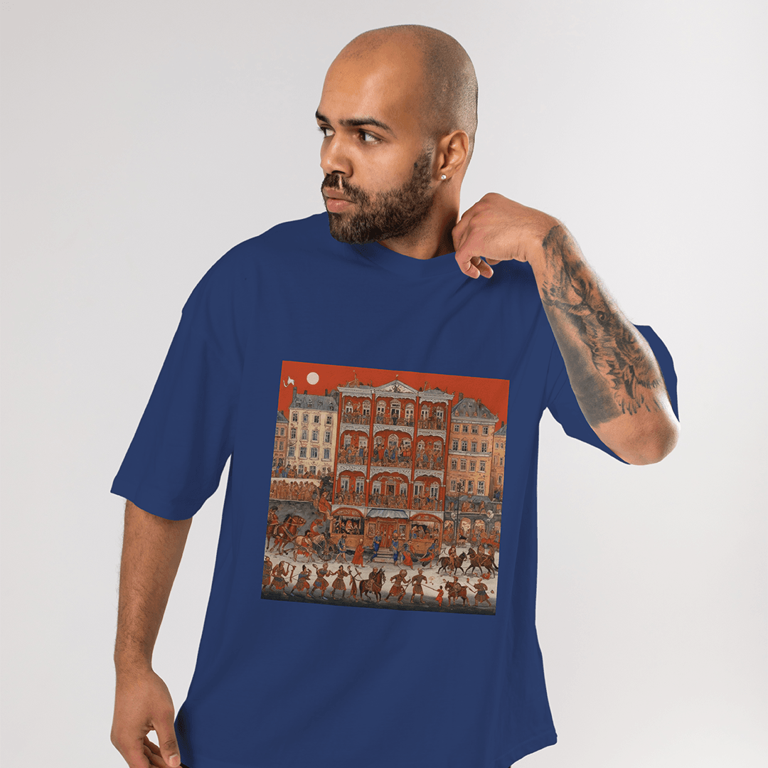Hestia Oversized T-Shirt - Lacivert