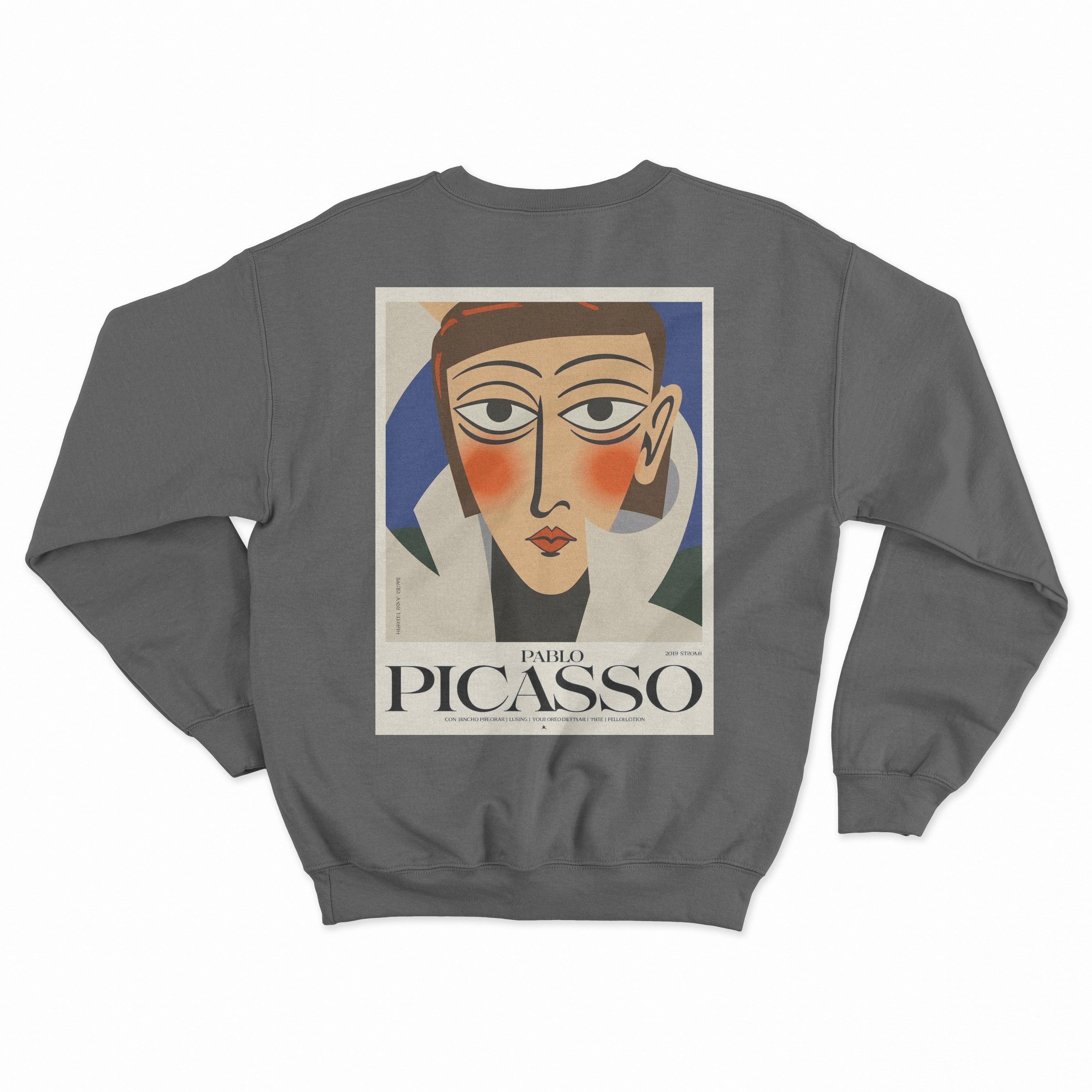 Picasso Sweatshirt - Gri