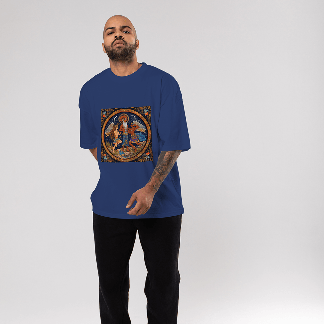 Zenos Oversized T-Shirt - Lacivert