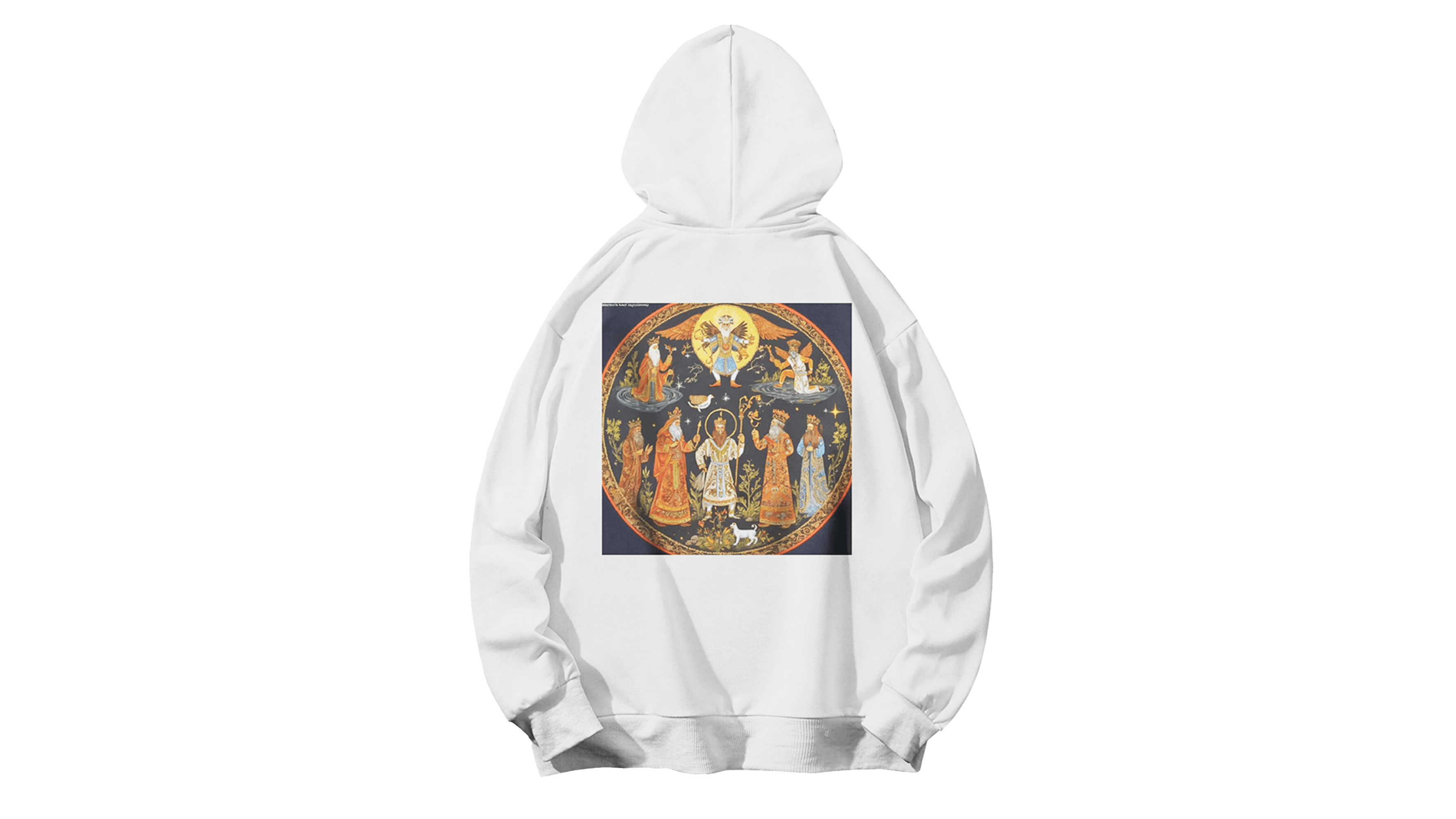 Pantheon Kapüşonlu Hoodie - Beyaz