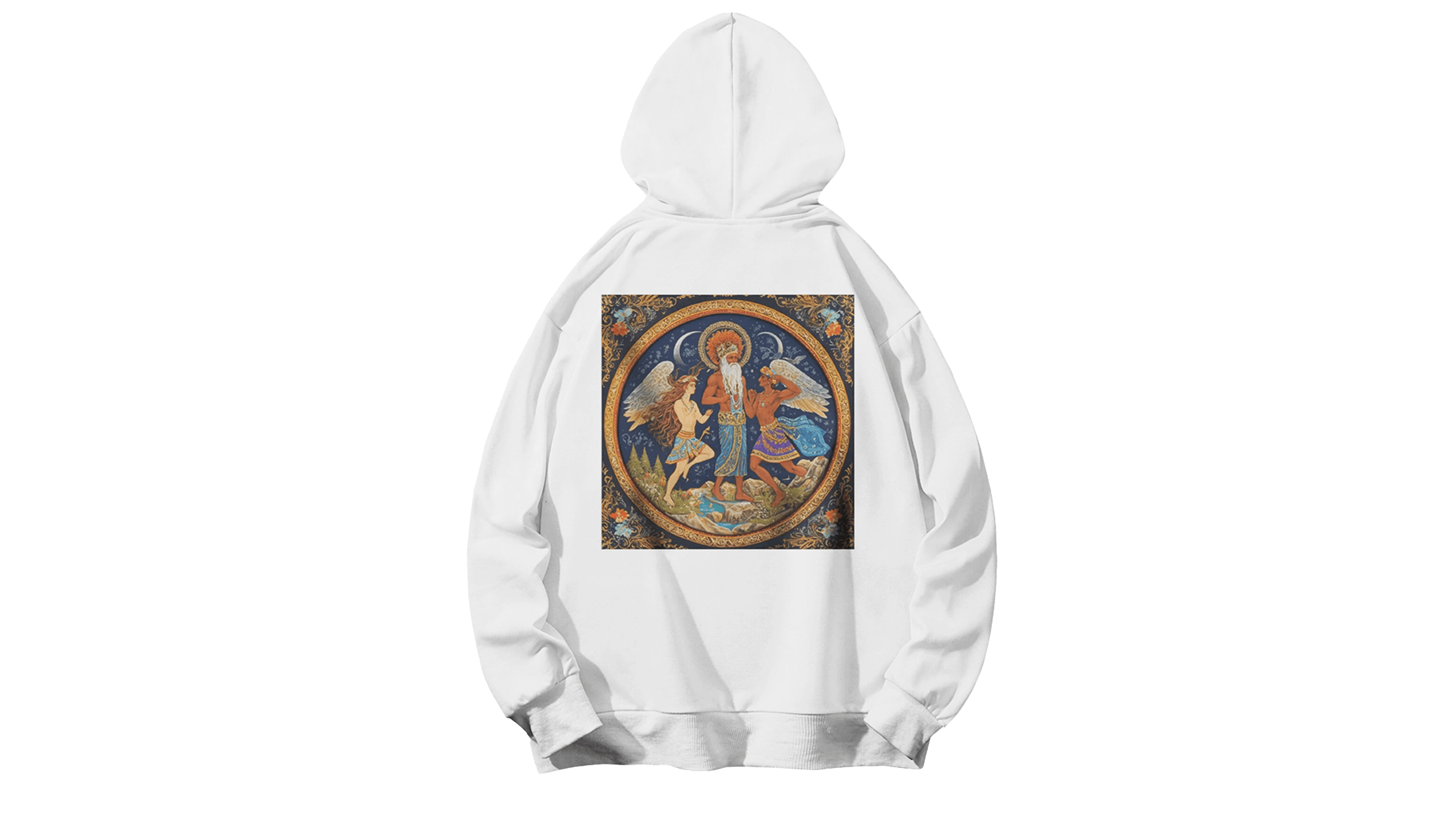 Zenos Kapüşonlu Hoodie - Beyaz