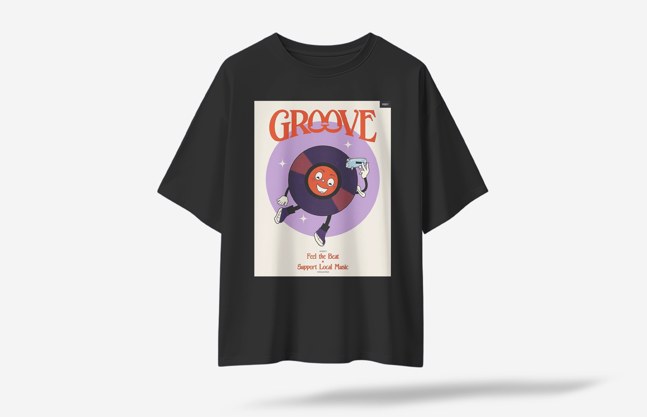 Suprpm Oversized T-Shirt - Siyah