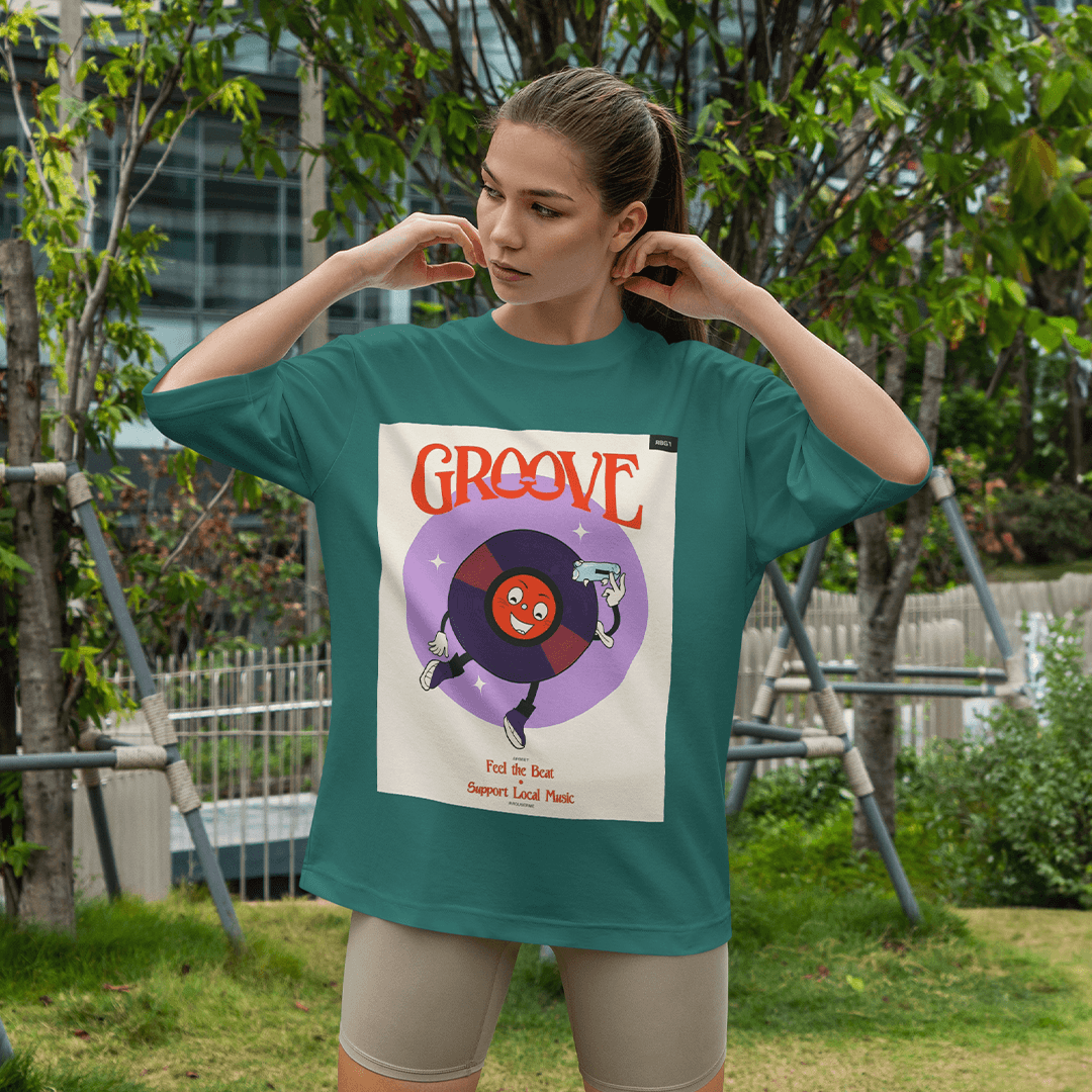 Suprpm Oversized T-Shirt - Koyu Yeşil