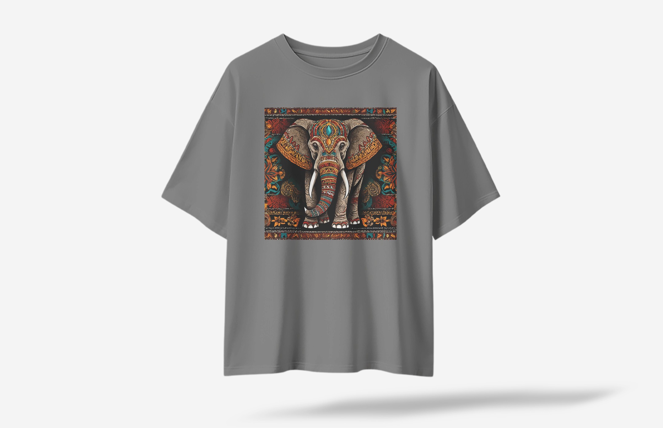 Hypnophant Oversized T-Shirt - Gri