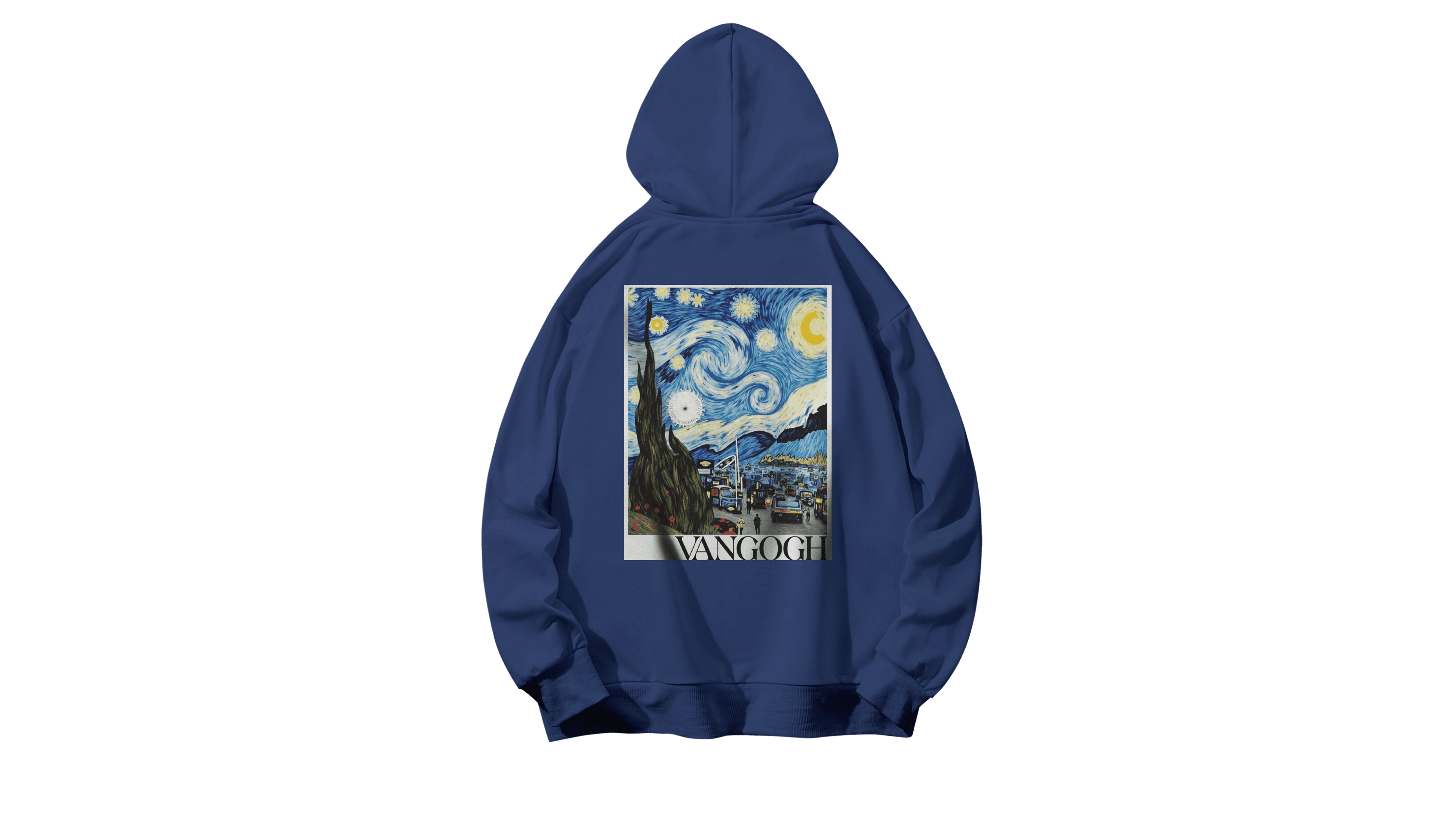 Van Gogh Hoodie - Lacivert