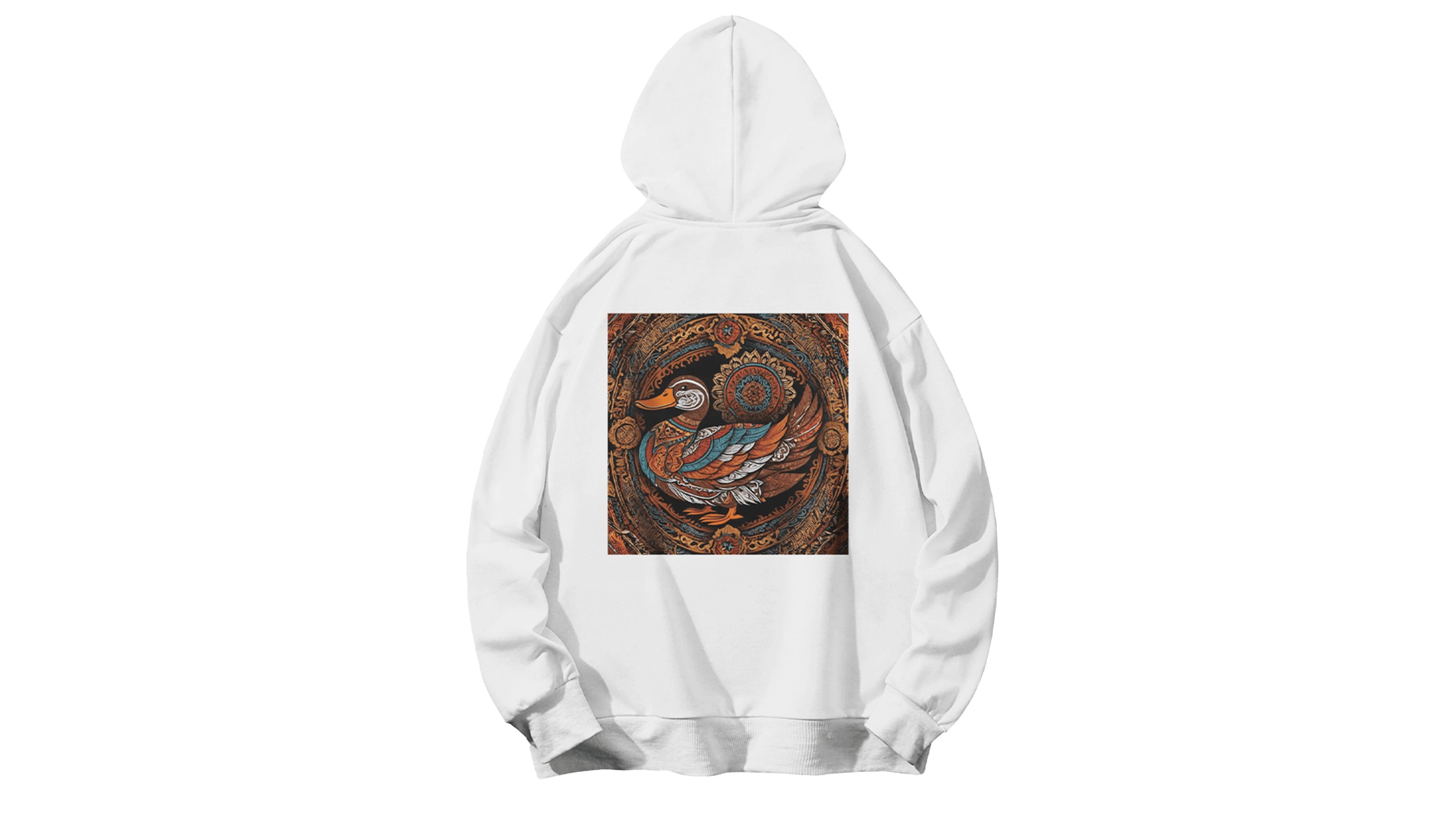 Psyduck Kapüşonlu Hoodie - Beyaz