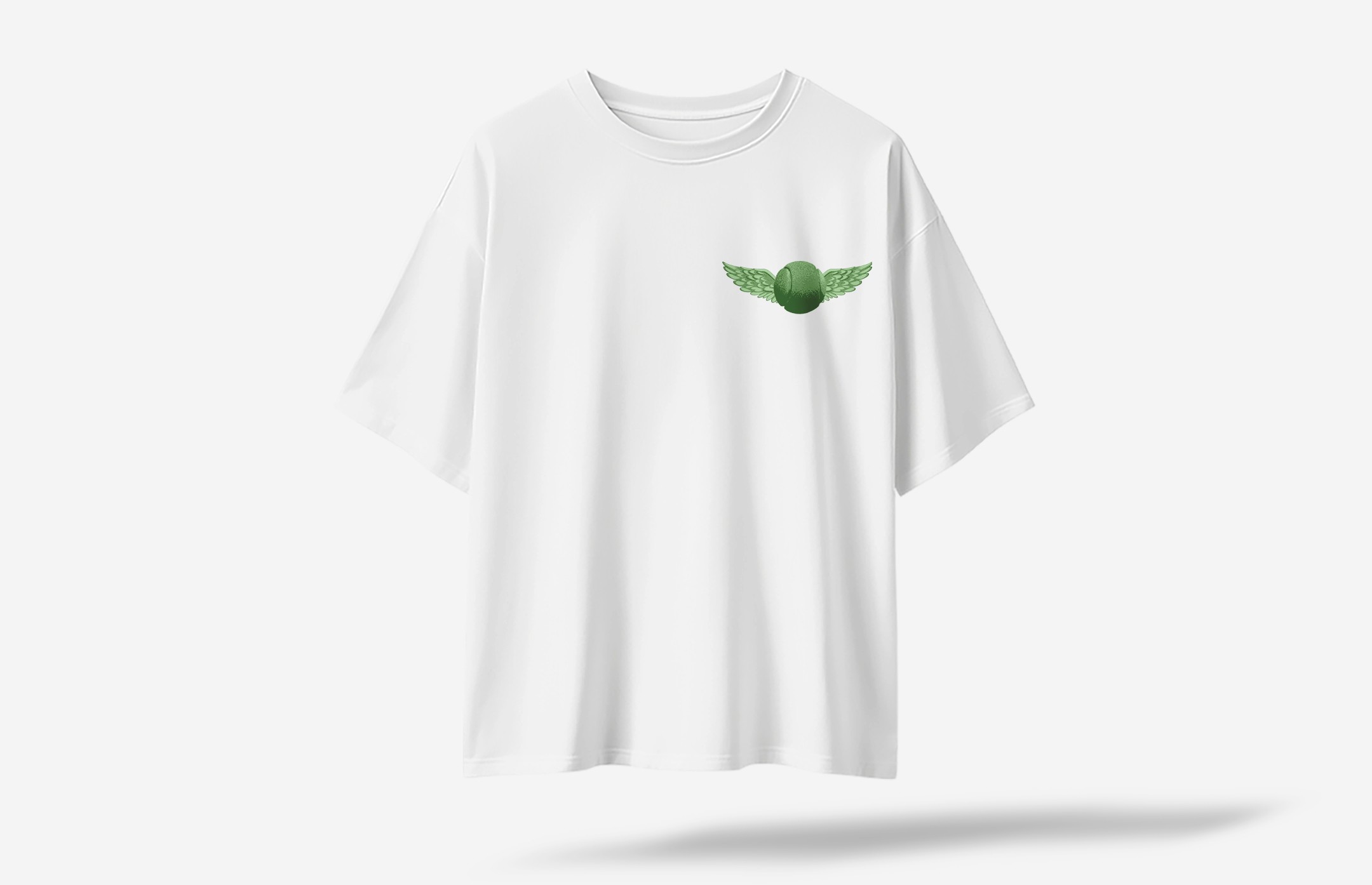 Angel Tennis Academy Sırt Baskılı Oversized T-Shirt