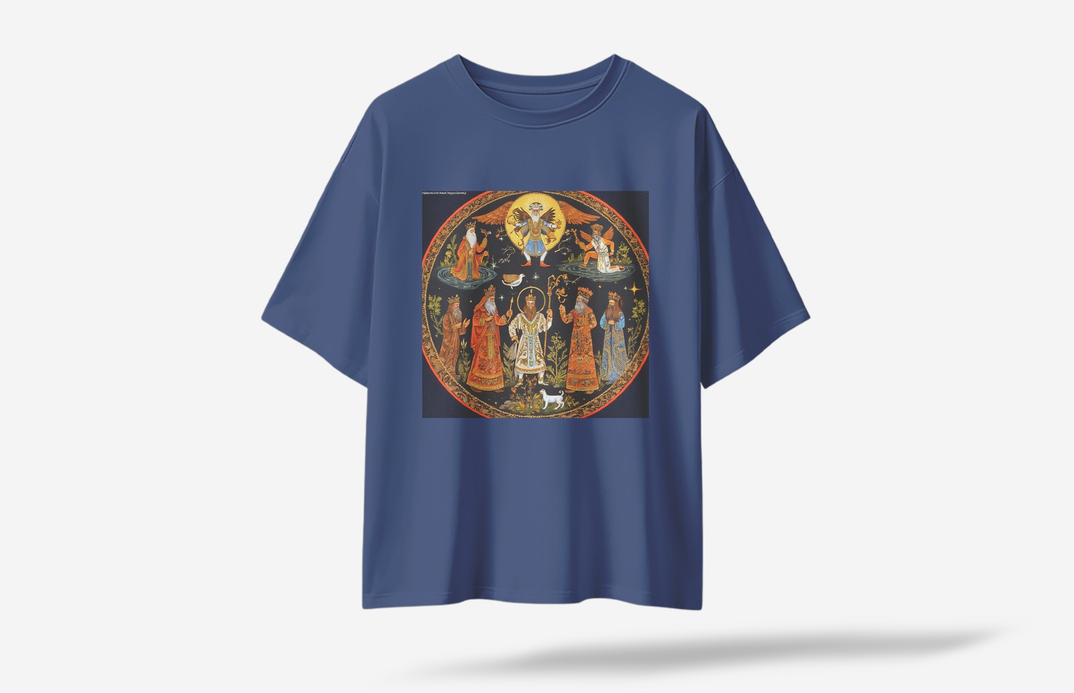Pantheon Oversized T-Shirt - Lacivert