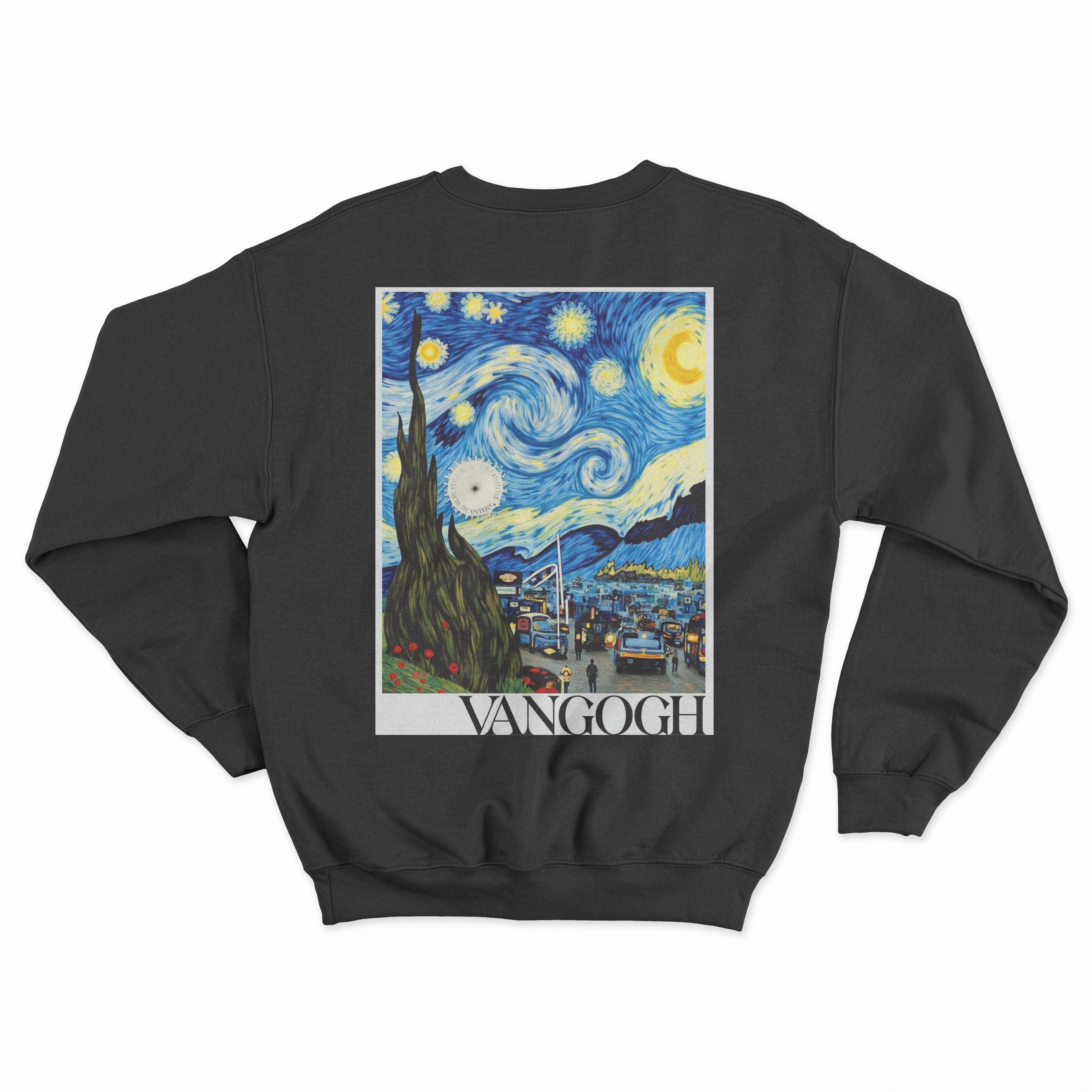 Van Gogh Sweatshirt - Siyah