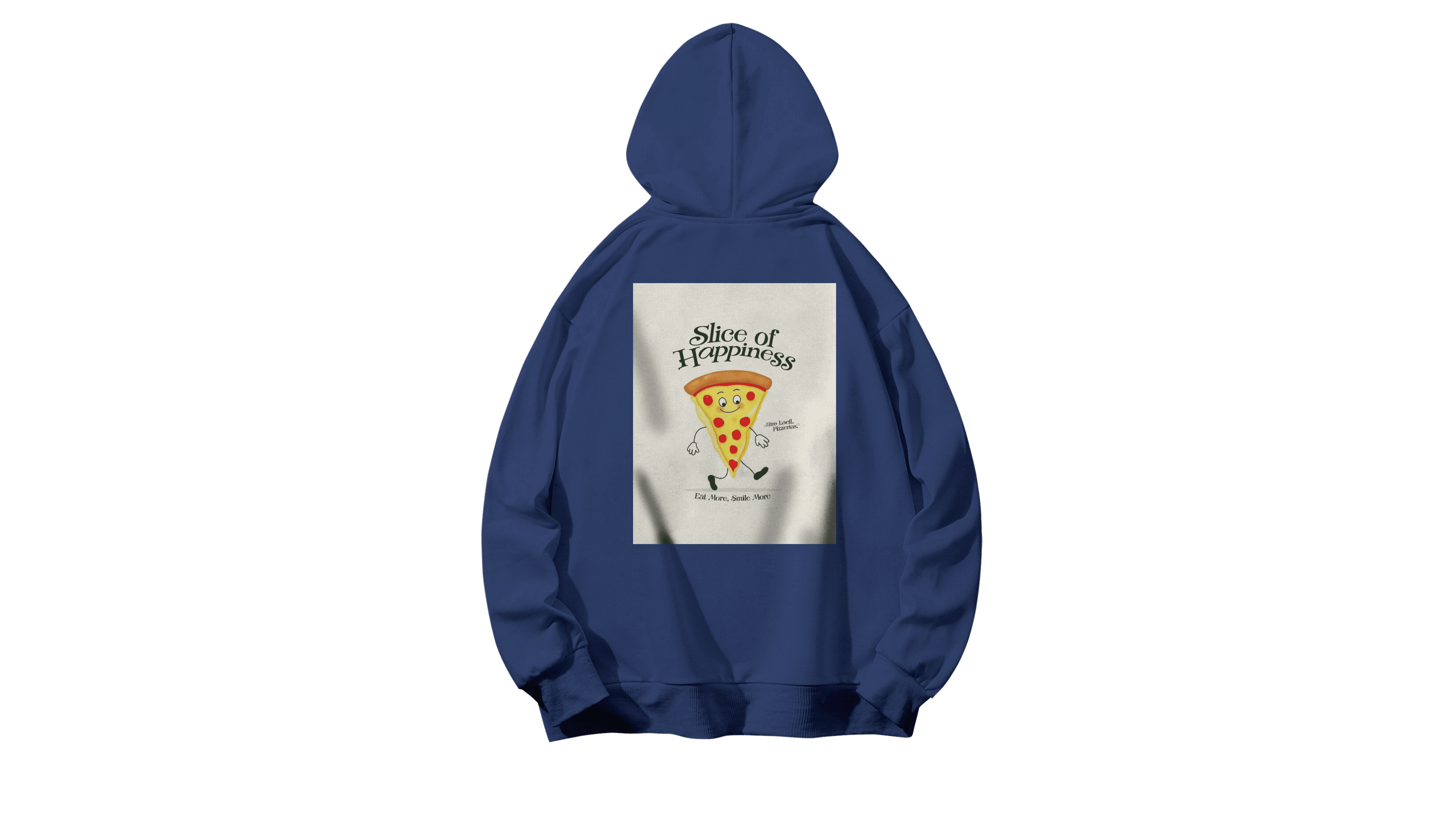 Supizza Kapüşonlu Hoodie - Lacivert