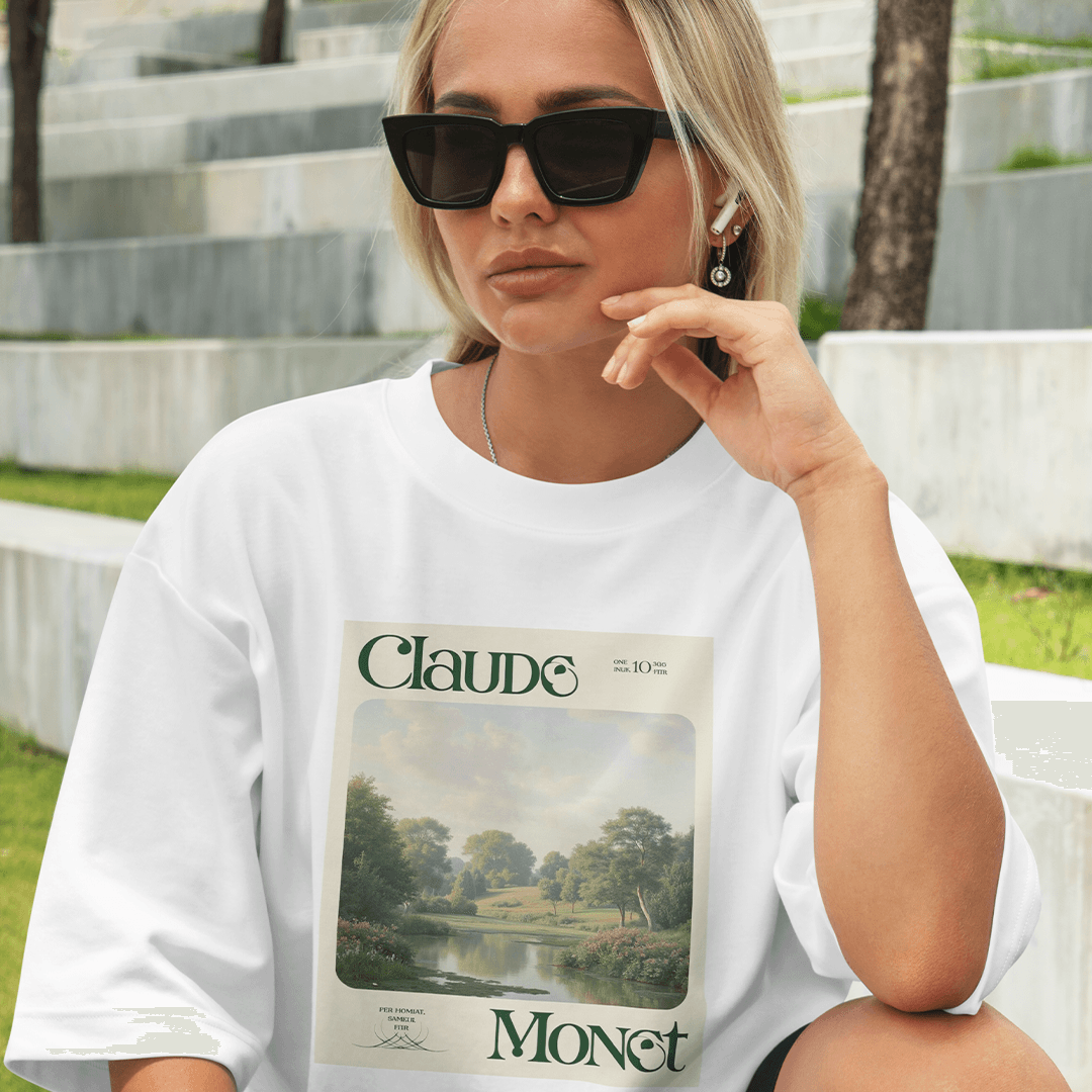 Calude Monet Oversized T-Shirt