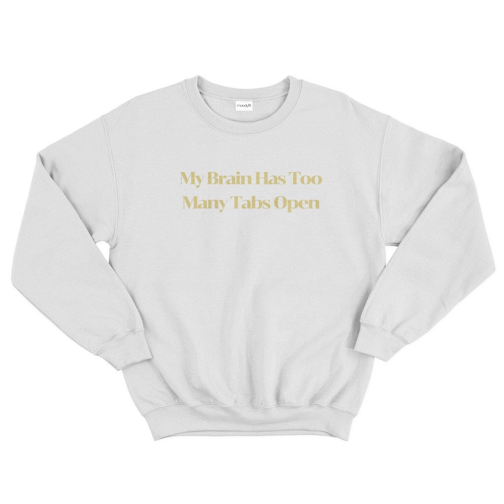 Tabs Sweatshirt - Beyaz