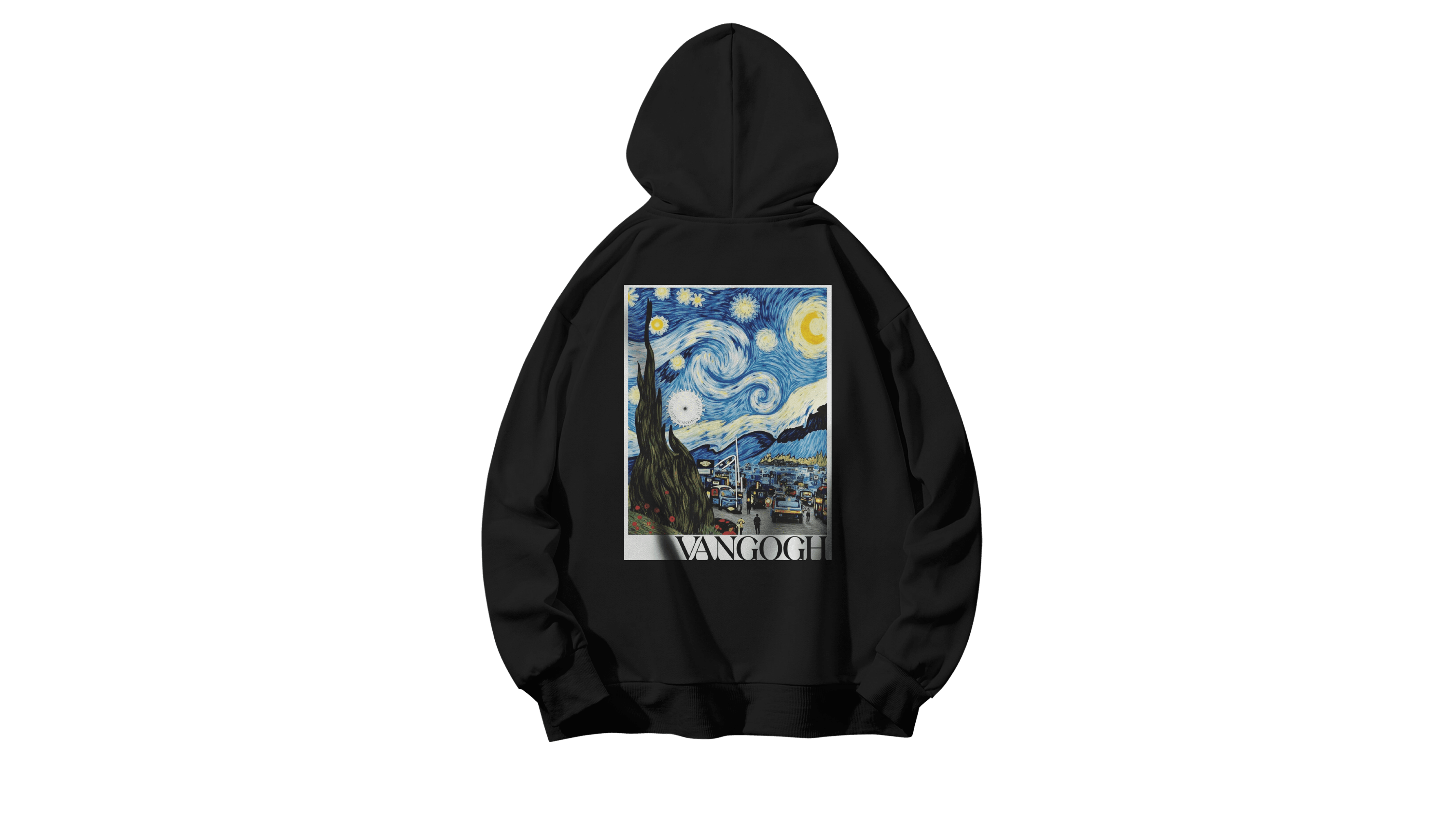 Van Gogh Hoodie - Beyaz