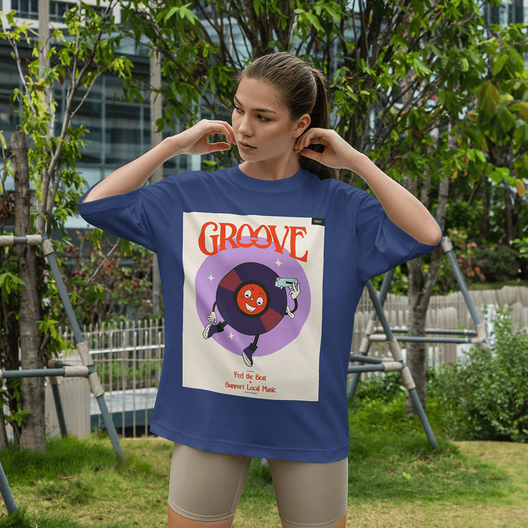 Suprpm Oversized T-Shirt - Lacivert