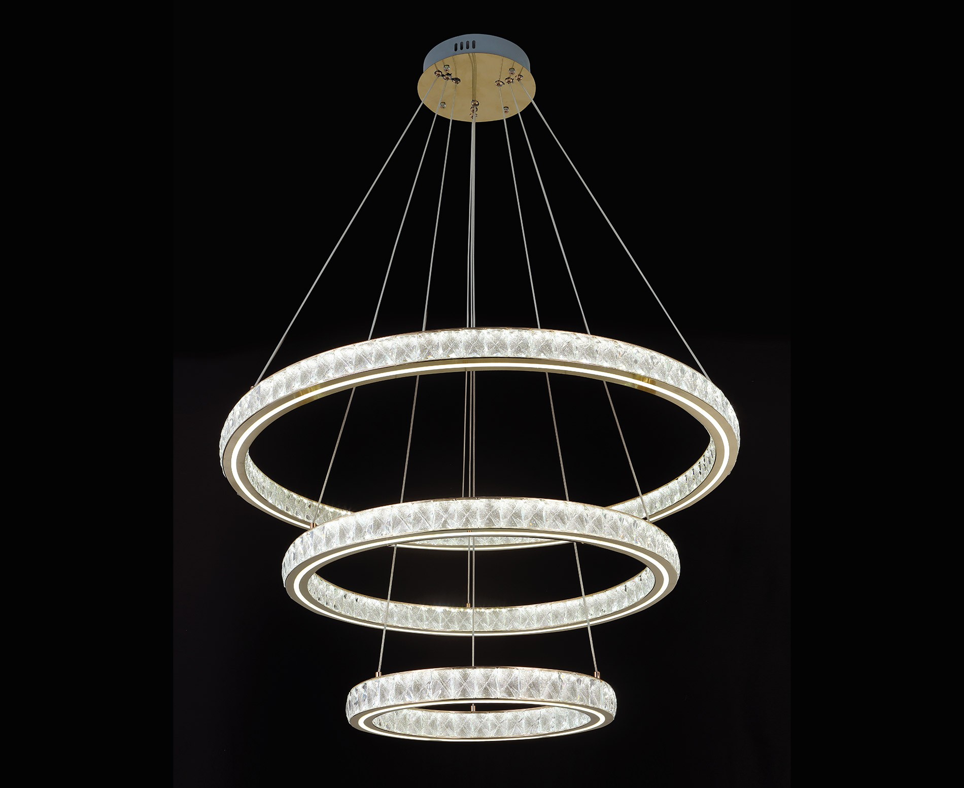 Samir Modern LED Avize 3'lü 80-60-40 cm