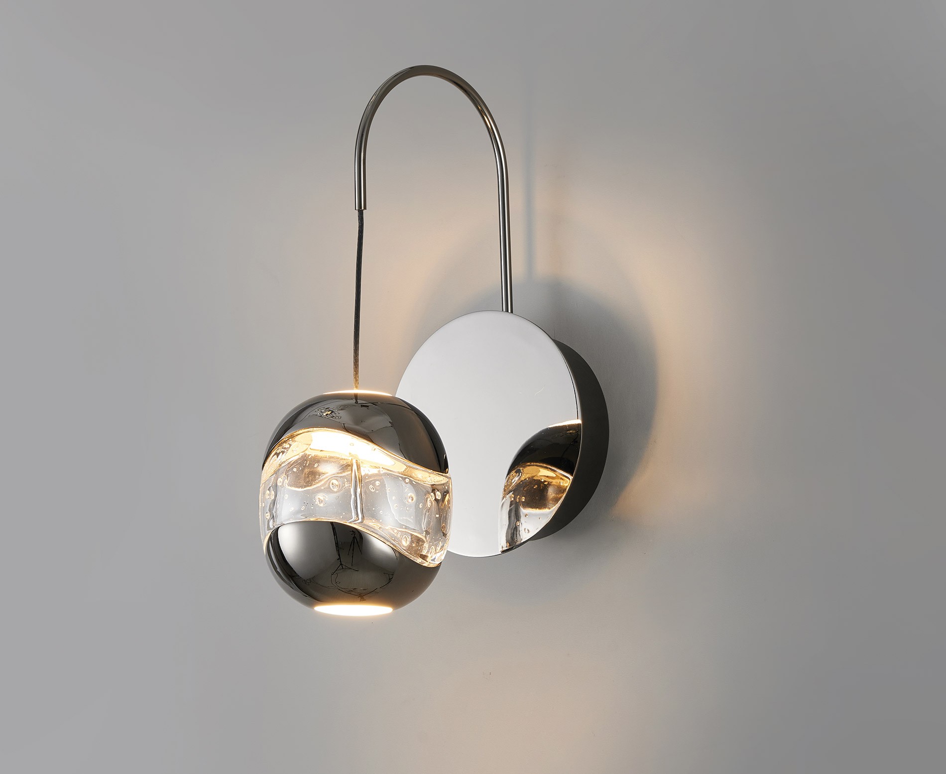 Meghan Modern LED Aplik Platin