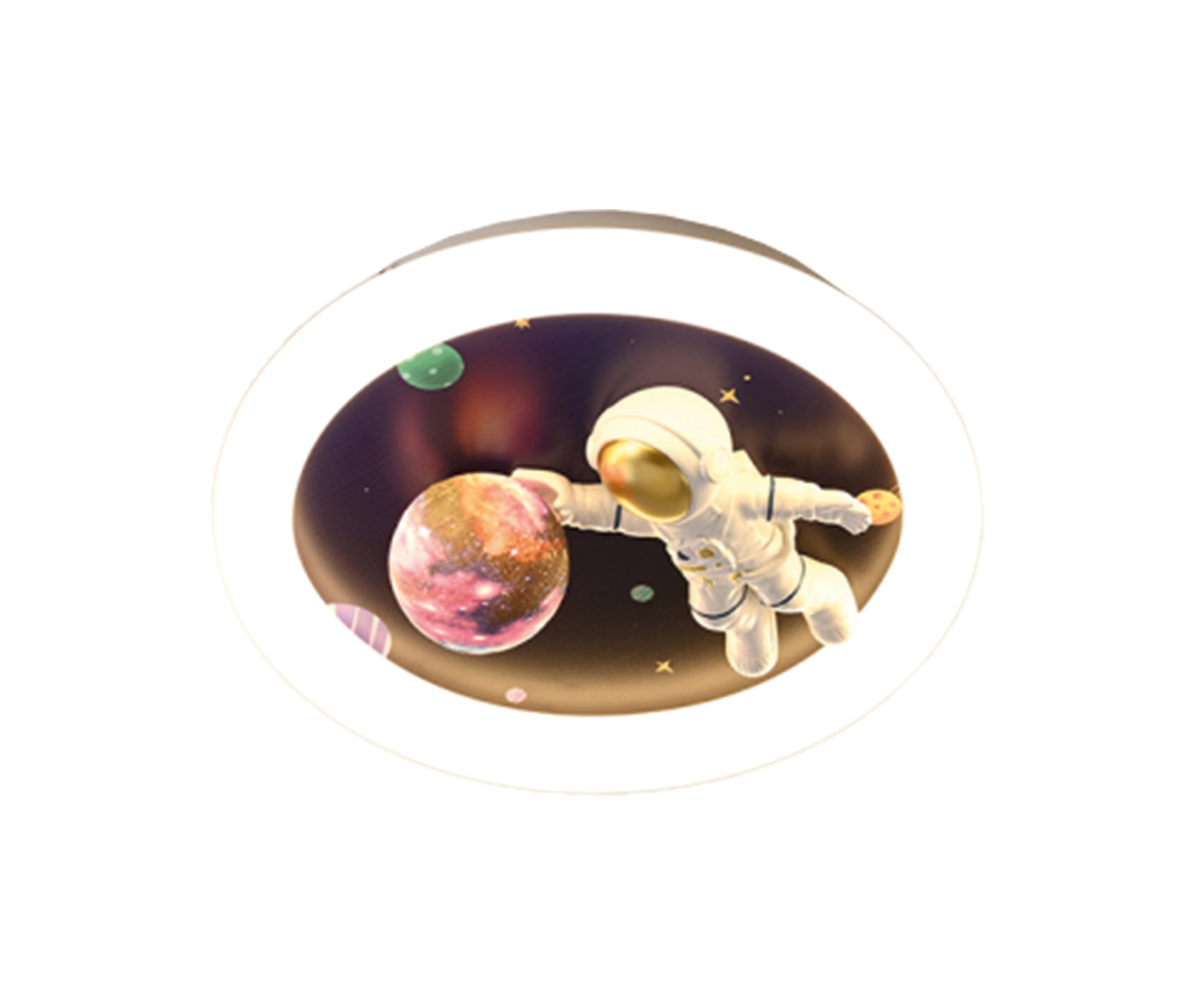 Astronot Çocuk LED Plafonyer Lacivert