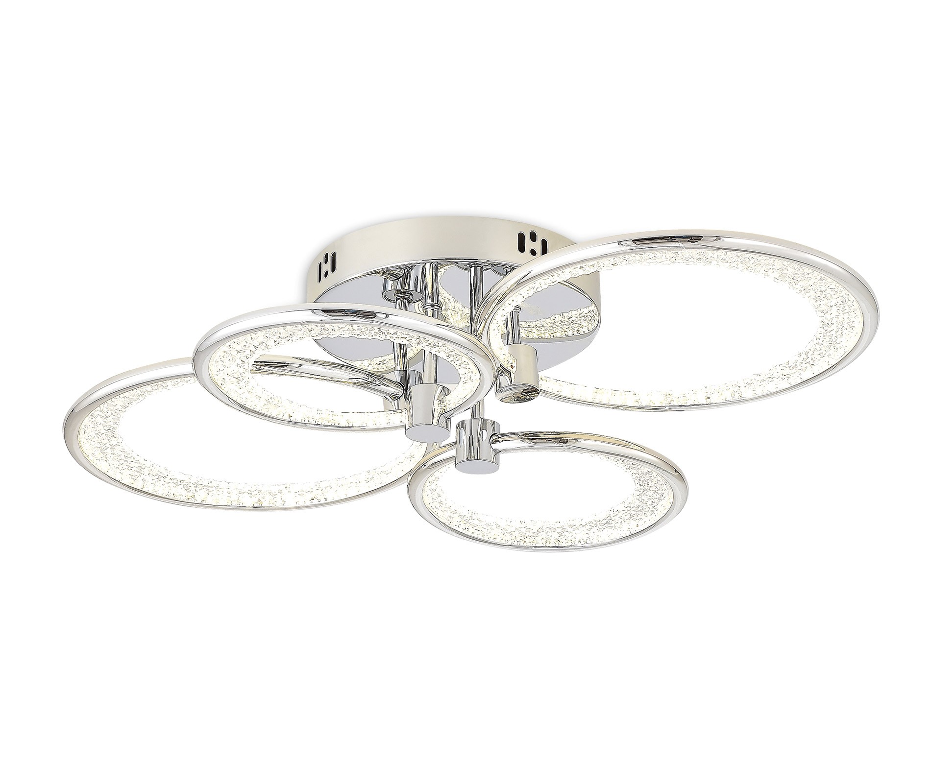 Solis Modern LED Plafonyer 4'lü Krom