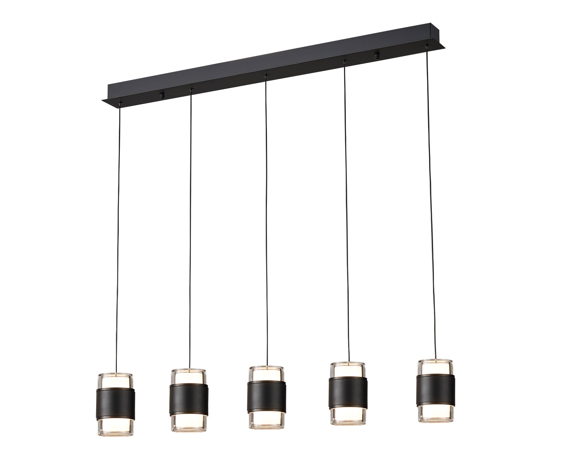 Lewis Modern LED Avize 5'li Sıralı