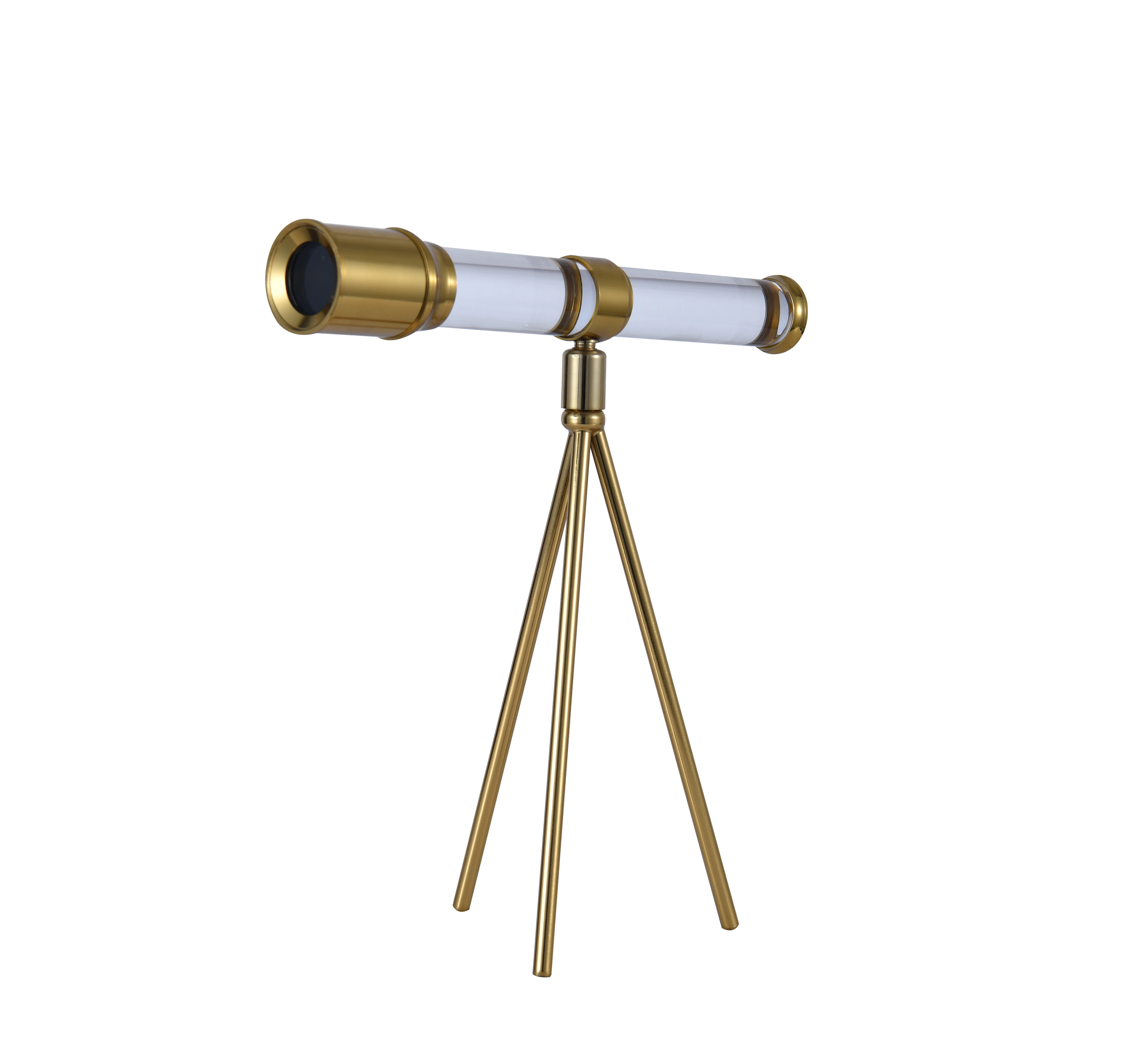 Zoom Ayaklı Cam Teleskop Dekor Küçük Boy