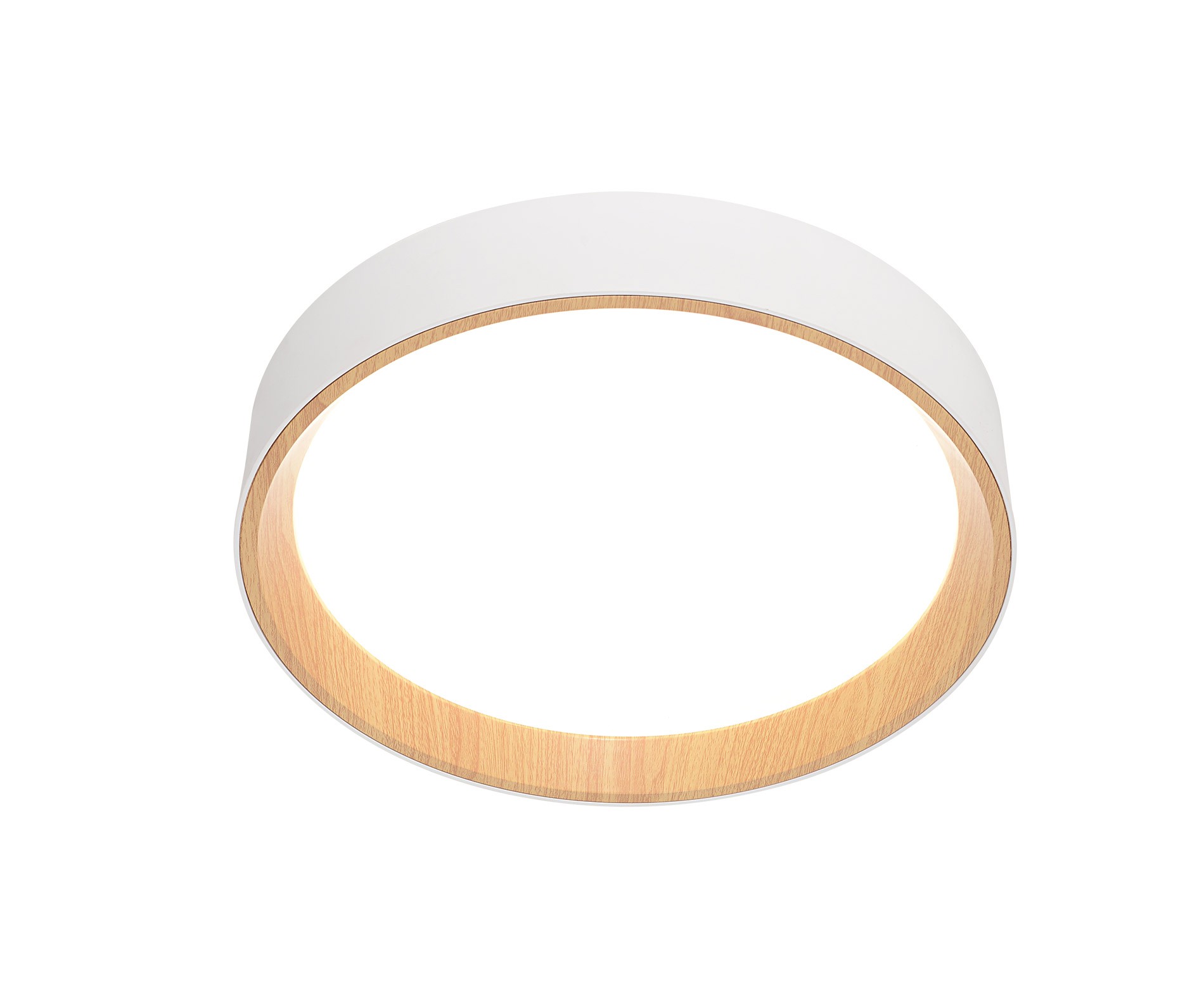 Andora LED Plafonyer 40cm Ahşap-Beyaz