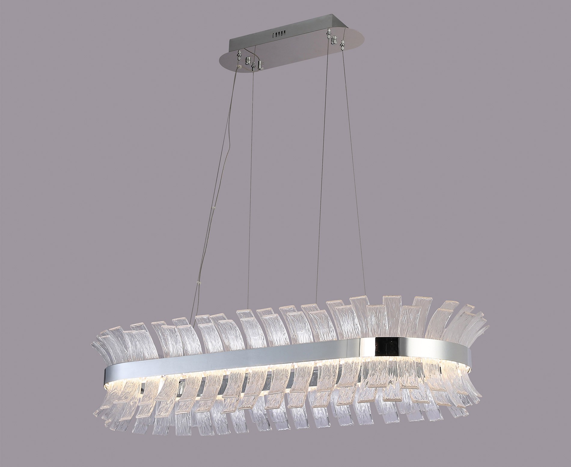 Savina Modern Yemek Masası LED Avize 100 cm