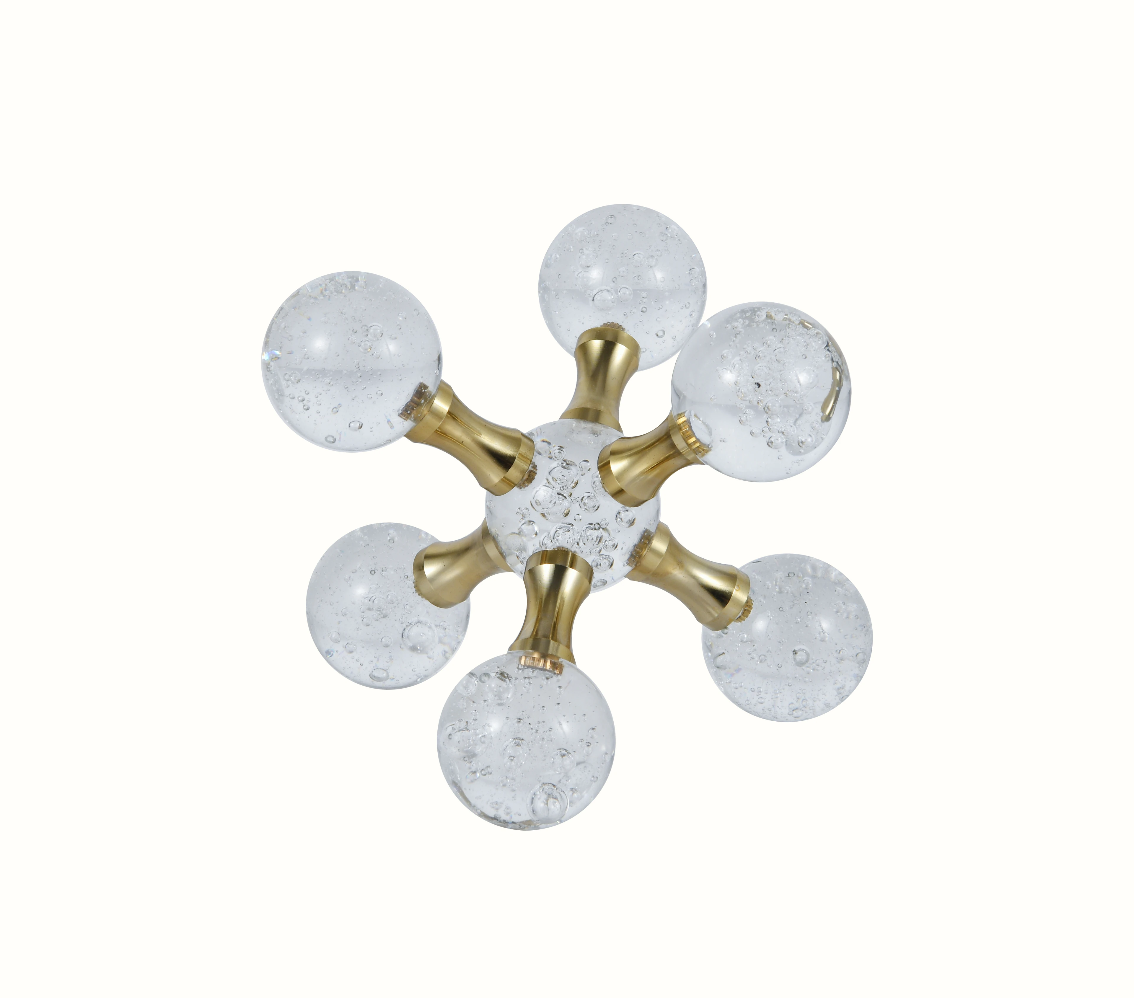 Kristal Cam Molekül Dekoratif Aksesuar Küçük Boy