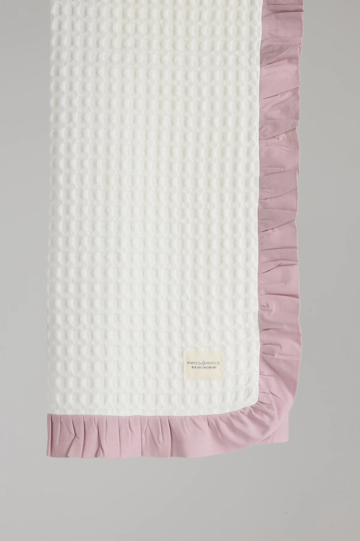 Lilac Waffle ve Müslin Örtü Seti