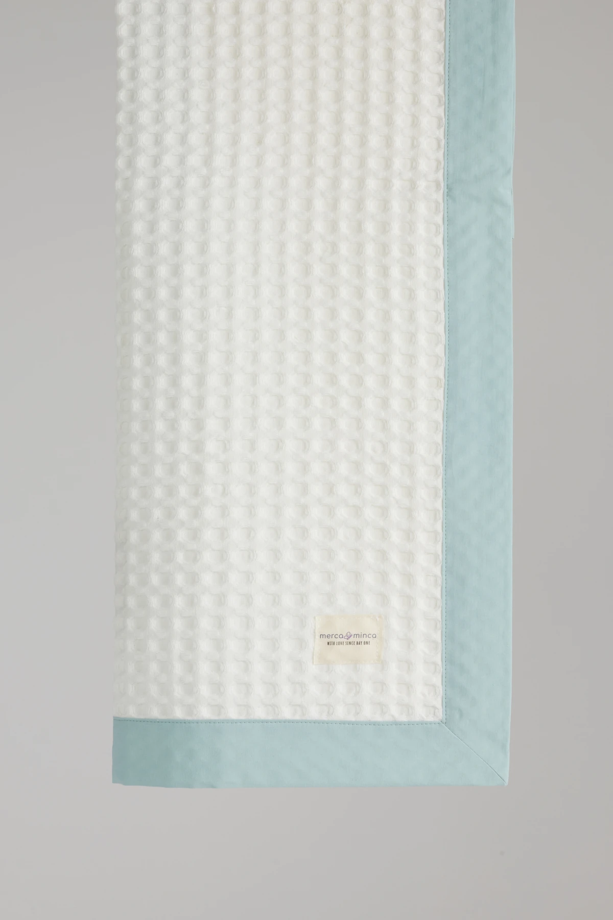 Green Waffle Örtü ve Müslin Örtü Seti