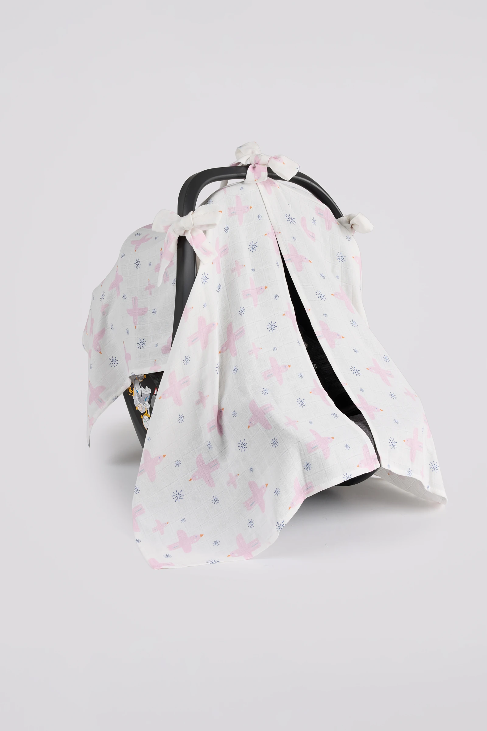 Puset Örtüsü - Pink Birds