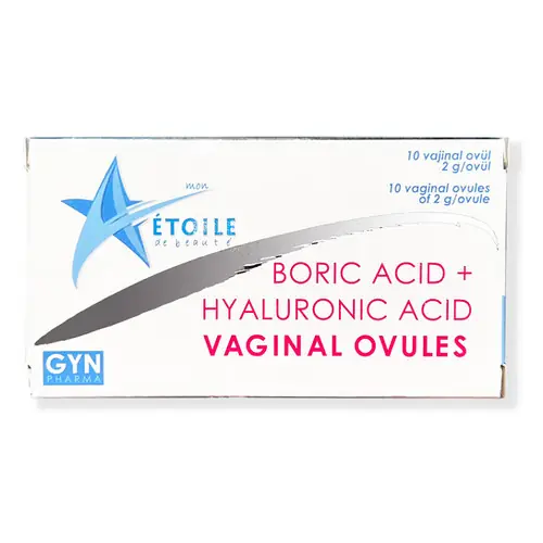 Etoile 300 mg Boric Acid + Hyal ürün ambalajı