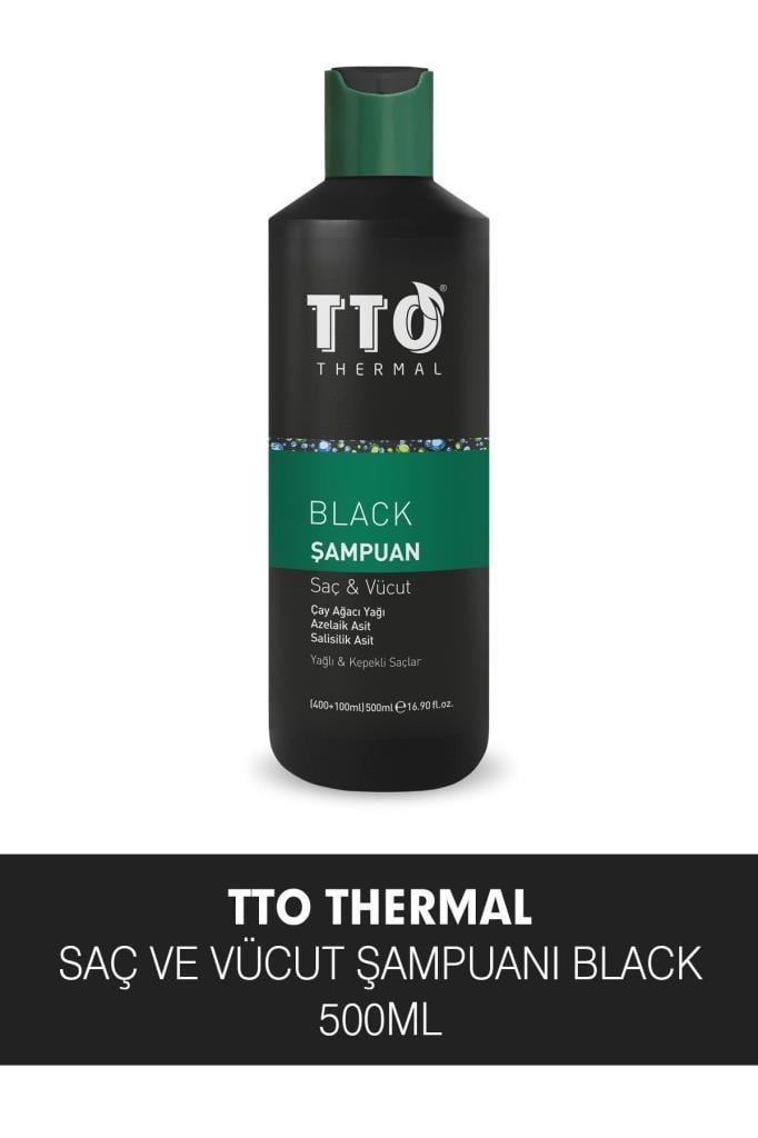TTO Şampuan Black Şampuan 500 ML