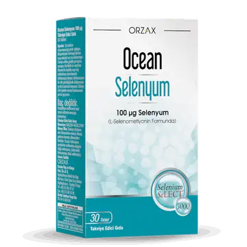 Orzax Ocean Selenyum 100 mcg Antioksidan Takviye 30 Tablet