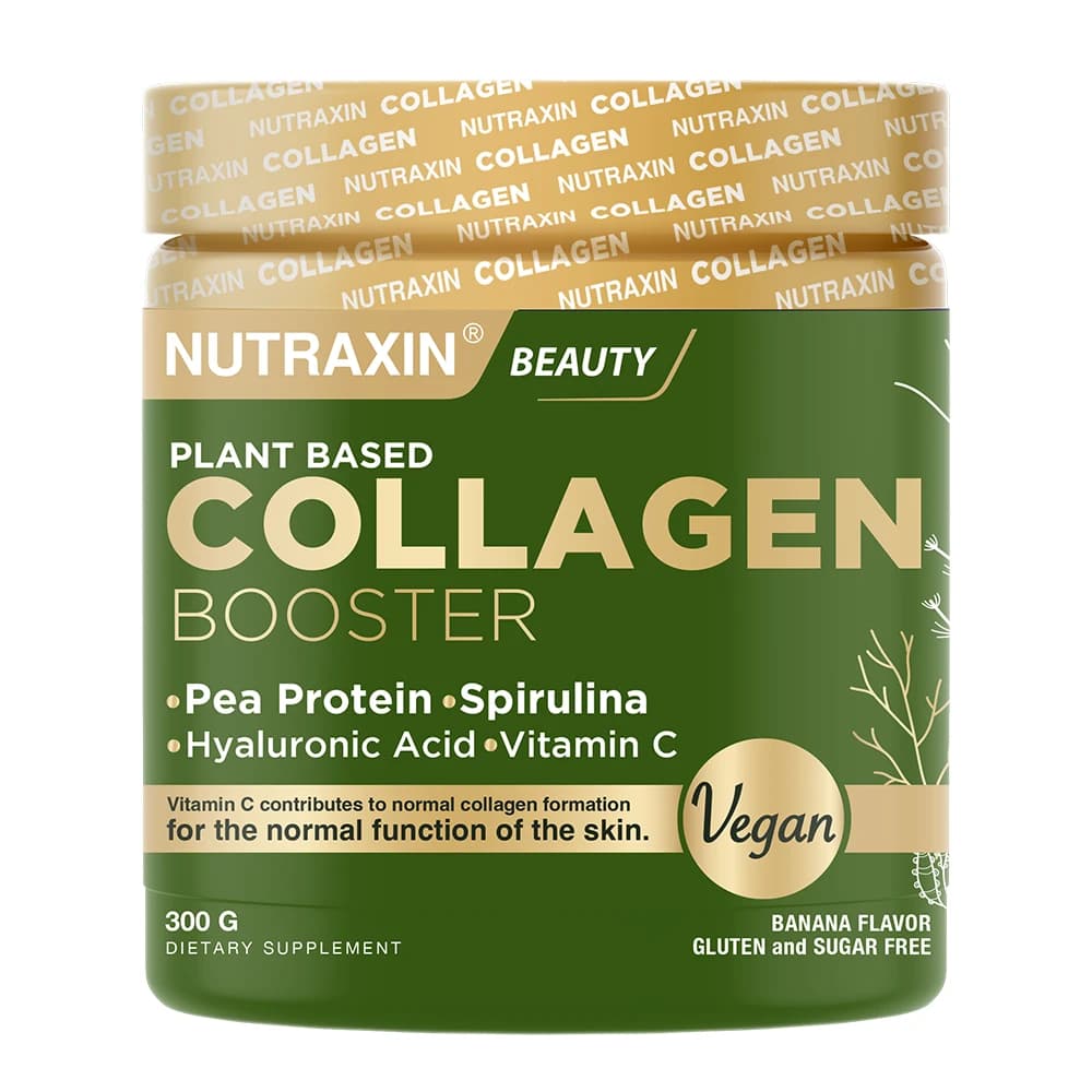 Nutraxin Beauty Vegan Collagen Booster Toz Vitamin Mineral Fitokimyasal ve Enzim İçeren Takviye Edici Gıda 300 g