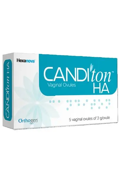 Canditon HA Vajinal Ovül Nemlendirici ve Bakım 5 Adet ürün görseli