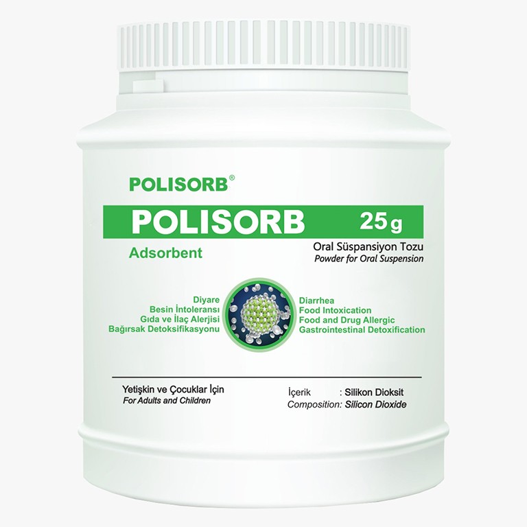 Polisorb Mineral Bazlı Gastrointestinal Detoksifiyer Toz 25g