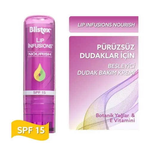 Blistex Lip Infusions Nourish Dudak Bakım içerik tablosu ve besin değerleri