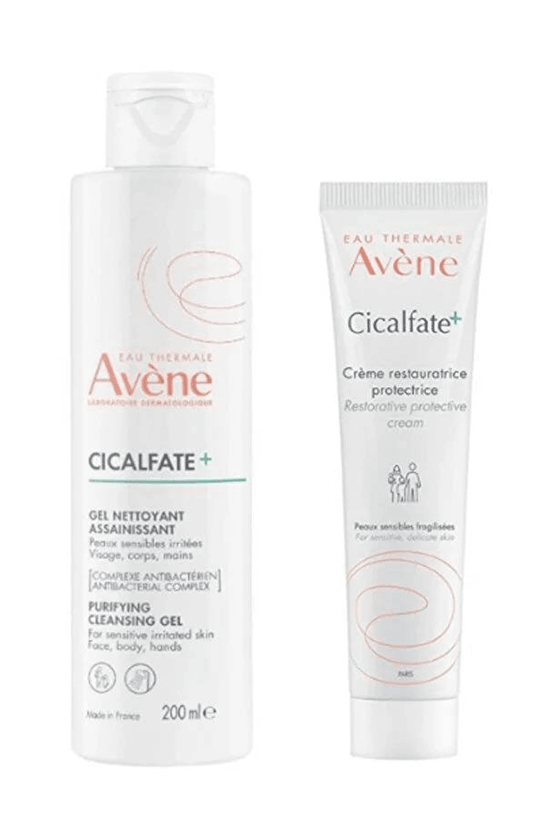 Avene Cicalfate Krem 40 ml + Cicalfate Temizleyici Jel 200 ml