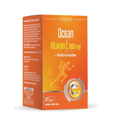Orzax Ocean C Vitamini 1000 mg Takviyesi 30 Tablet
