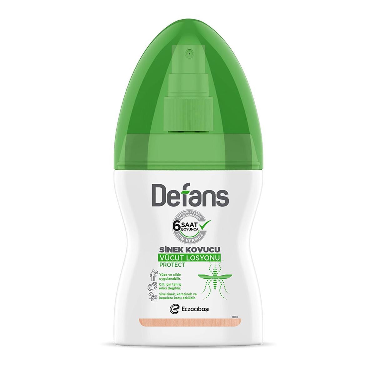 Detan Defans Protect Bitkisel Sinek Kovucu Losyon 100 ml