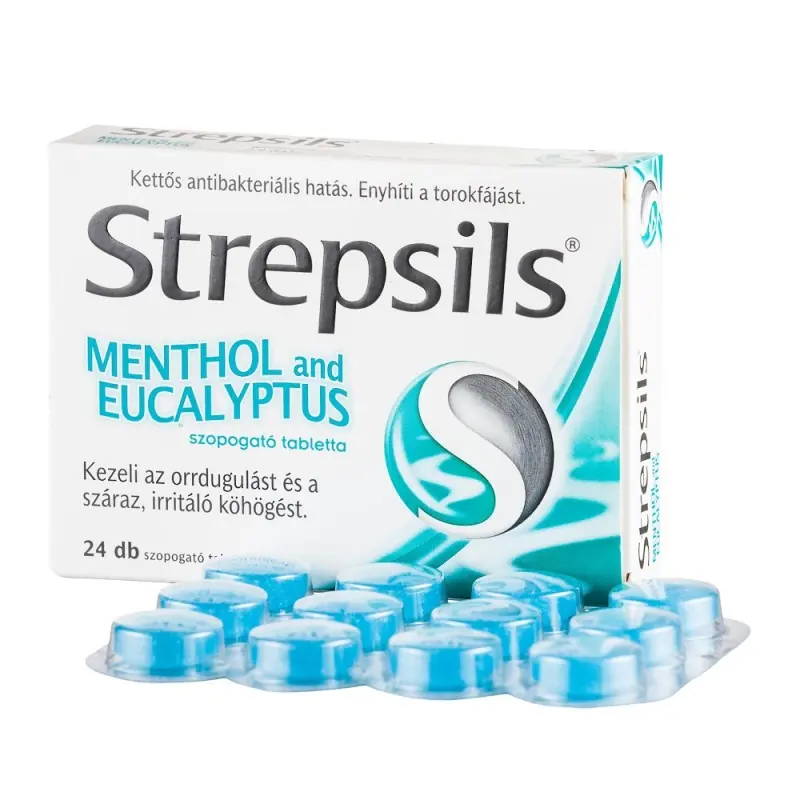 Strepsils Mentollü Pastil Ferahlatıcı Boğaz Pastili 24 Pastil ürün görseli