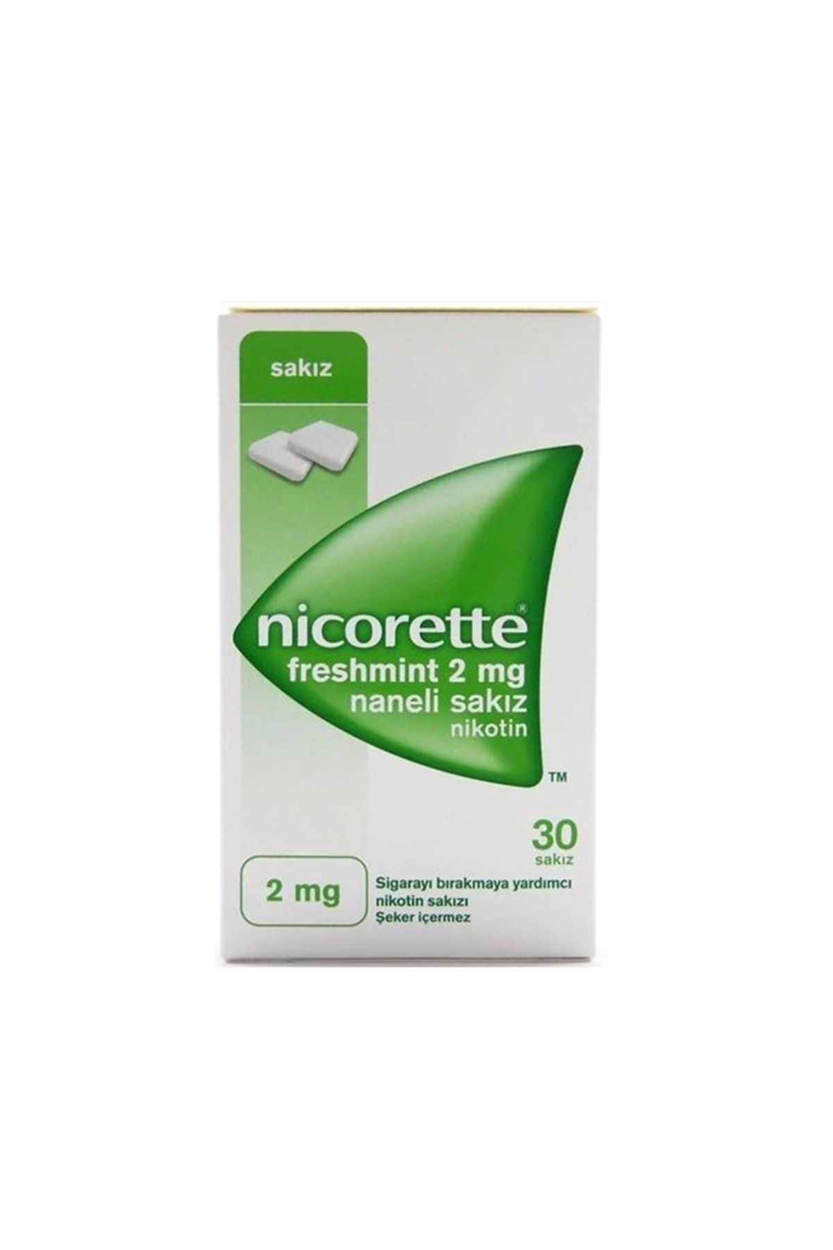 Nicorette Freshmint Naneli Nikotin Sakızı 2 mg 30 adet