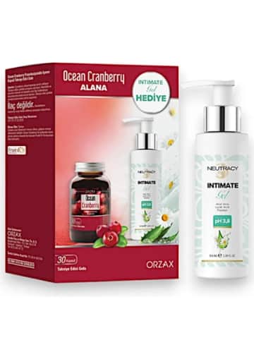 Ocean Cranberry 30 Kapsül Neut Intimate Jel Hediye