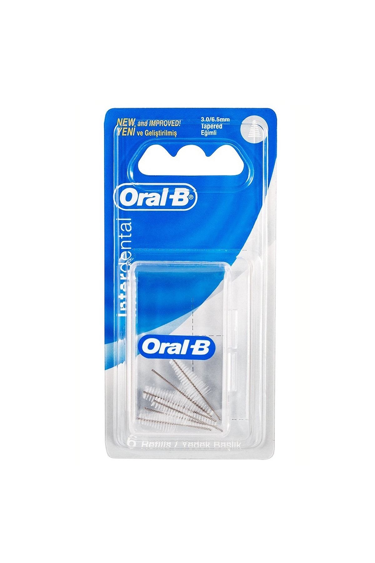 Oral-B Arayüz Fırçası Yedek Başlığı Eğimli 6 adet