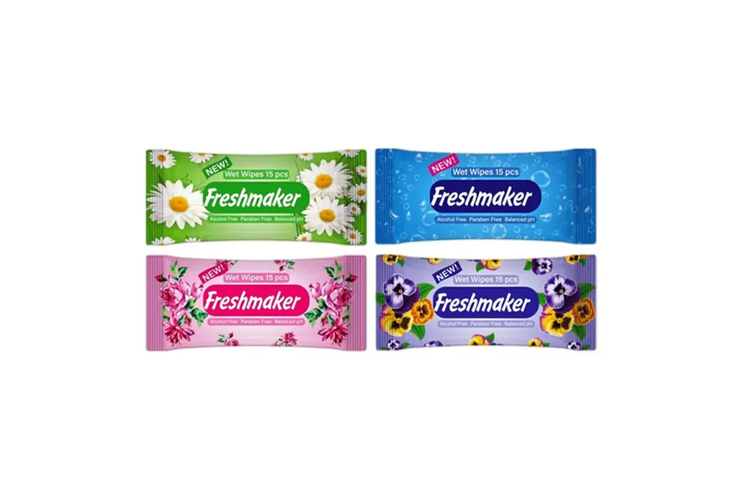 Freshmaker Islak Cep Mendili Pratik Temizlik 15 Adet ürün ambalajı