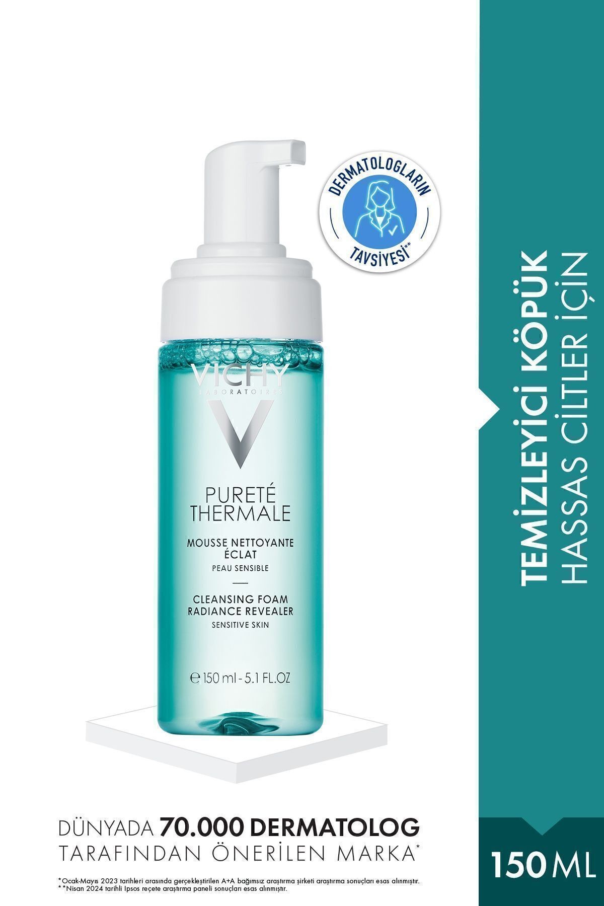 Vichy Purete Thermale Temizleyici Köpük 150 ML